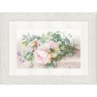  Still life with peonies and morning glory Набор для вышивания LanArte PN-0147588