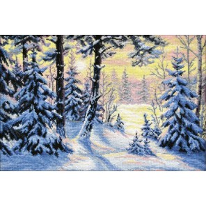 Зимний лес Набор для вышивания Овен
