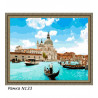 В рамке N133 Венеция весной Раскраска картина по номерам на холсте 