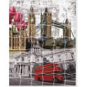 Лондонский коллаж Пазл объемный с клеевым покрытием