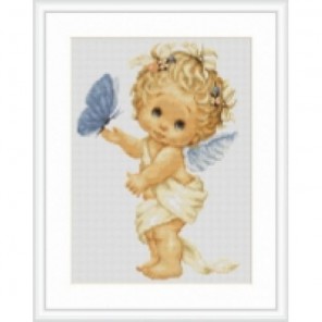 Бабочка и ангел Набор для вышивания Luca-S