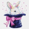 Кролик в шляпе Набор для вышивания Luca-S