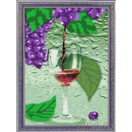  Виноградный сок Набор для создания картины из пайеток CME003