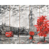  Лондонская осень Картина по номерам на дереве KD0097