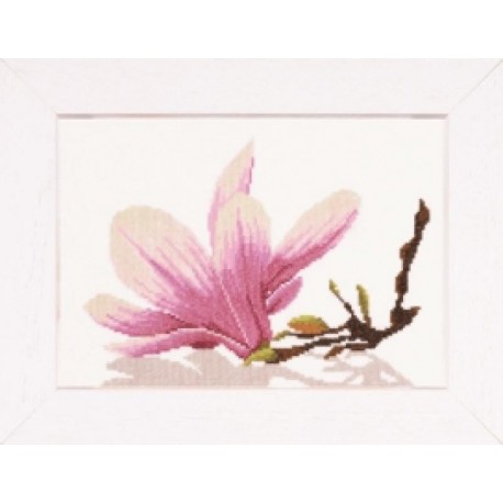  Magnolia Twig With Flower Набор для вышивания Lanarte PN-0008304