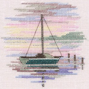  Sailing Boat Набор для вышивания Derwentwater Designs MIN11A
