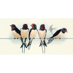  Swallows Набор для вышивания Derwentwater Designs BB05