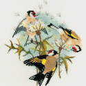 Goldfinches & Thistles Набор для вышивания Derwentwater Designs