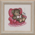 Медвежонок в кресле Набор для вышивания Permin