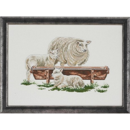  3 овечки Набор для вышивания Permin 92-4175