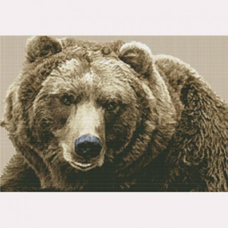  Бурый медведь Набор для вышивания Kustom Krafts 20317