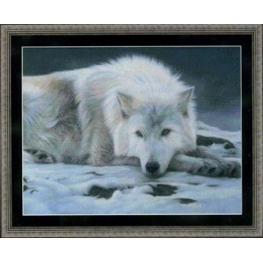  Волк на снегу Набор для вышивания Kustom Krafts 38027