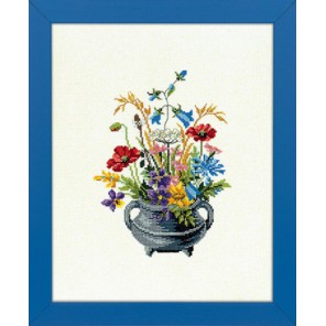  Букет полевых цветов Набор для вышивания Eva Rosenstand 14-130
