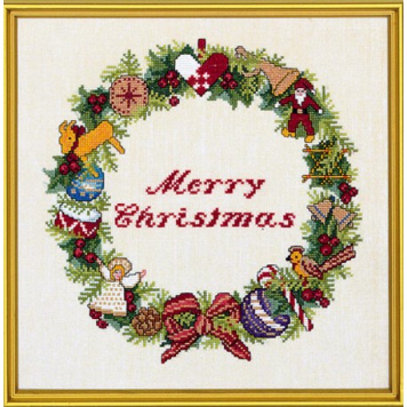  Merry Christmas (Счастливого Рождества) Набор для вышивания Eva Rosenstand 12-867
