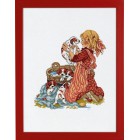  Девочка с щенком Набор для вышивания Eva Rosenstand 14-078