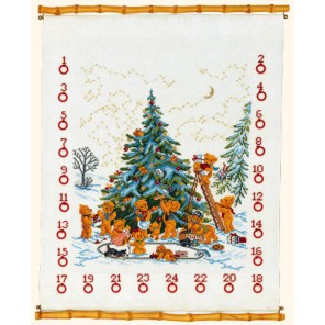  Рождественские медведи Набор для вышивания Eva Rosenstand 15-258