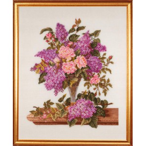  Букет розы и сирень Набор для вышивания Eva Rosenstand 94-185
