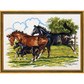  Лошади Набор для вышивания Eva Rosenstand 12-473