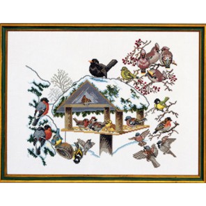  Птичья кормушка Набор для вышивания Eva Rosenstand 12-352