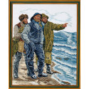 Надвигающийся шторм (рыбаки) Набор для вышивания Eva Rosenstand