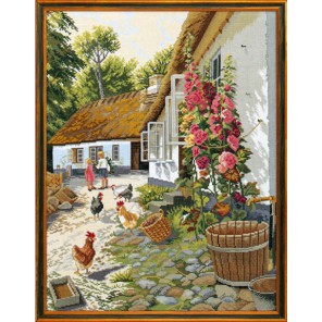 Цветущий деревенский дворик Набор для вышивания Eva Rosenstand 12-710