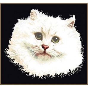  Белый перс кот Набор для вышивания Thea Gouverneur 1045.05