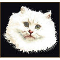 Белый перс кот Набор для вышивания Thea Gouverneur