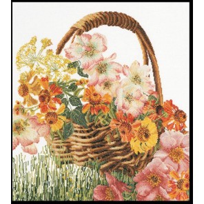  Цветочная корзина Набор для вышивания Thea Gouverneur 3064A