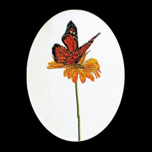  Бабочка оранжевая Набор для вышивания Thea Gouverneur 1023