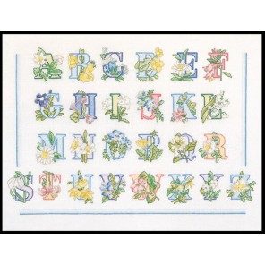  Цветочный алфавит Набор для вышивания Thea Gouverneur 2089