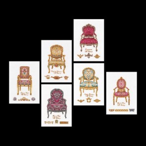  Шесть стульев Набор для вышивания Thea Gouverneur 3068