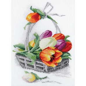  Весенние тюльпаны по картине К. Кляйн Набор для вышивания Марья Искусница 06.002.03