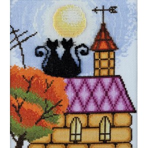  Кошки на крыше по рисунку О. Куреевой Набор для вышивания Марья Искусница 13.002.02