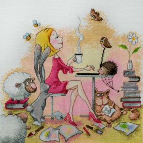 Творческая натура Elina Ellis illustration Набор для вышивания Марья Искусница 15.001.20