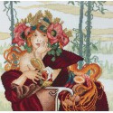 Красавица Осень по рисунку А. Муха Набор для вышивания Марья Искусница