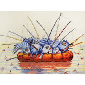  Ловись рыбка большая по рисунку И. Зенюк Набор для вышивания Марья Искусница 07.011.04