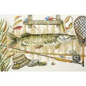 Время ловить рыбу Набор для вышивания Марья Искусница