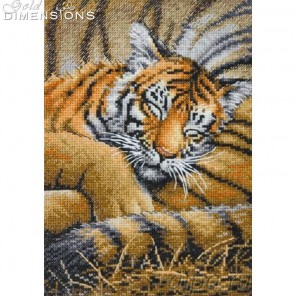 Спящий тигрёнок 70- 65105 Набор для вышивания Dimensions ( Дименшенс )