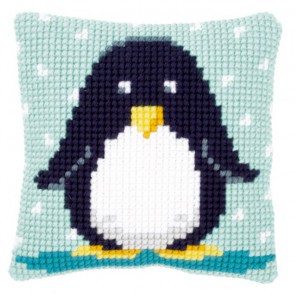 Маленький пингвин Набор для вышивания подушки VERVACO