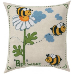 Пчёлки Набор для вышивания подушки PERMIN
