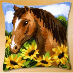 Лошадь Набор для вышивания подушки VERVACO