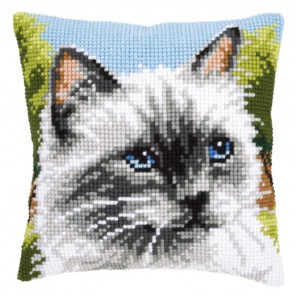 Сиамская кошка Набор для вышивания подушки VERVACO