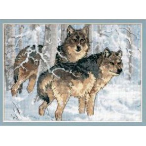Зимние волки 65004 Набор для вышивания Dimensions ( Дименшенс )