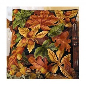 Осенние листья Набор для вышивания подушки VERVACO