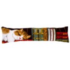 Кот, спящий на книжной полке Набор для вышивания подушки от сквозняка VERVACO