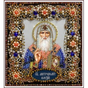 Святой Алексий Набор для вышивания хрустальными бусинами СТУДИЯ ВЫШИВКИ