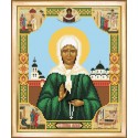 Икона Святая Блаженная Матрона Московская Схема для вышивания бисером Чаривна Мить