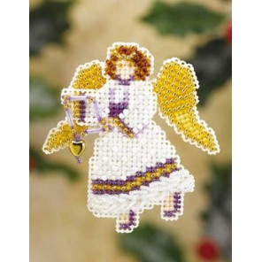Снежный ангел Набор для вышивания бисером MILL HILL
