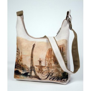 Декоративная сумка из холста - Париж Набор для шитья и вышивания, МАТРЕНИН ПОСАД