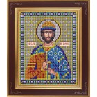 Святой благоверный князь Борис Комплект для вышивания бисером Икона GALLA COLLECTION
